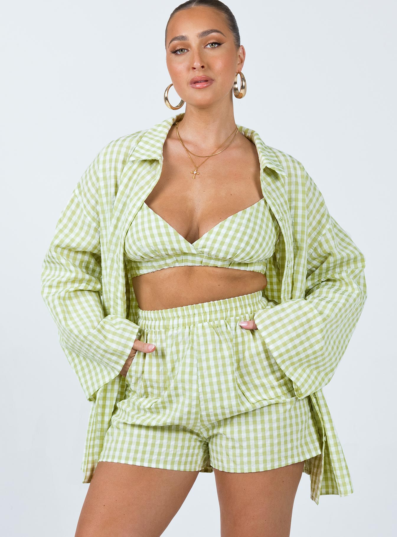 Lillia Ensemble Vert / Blanc