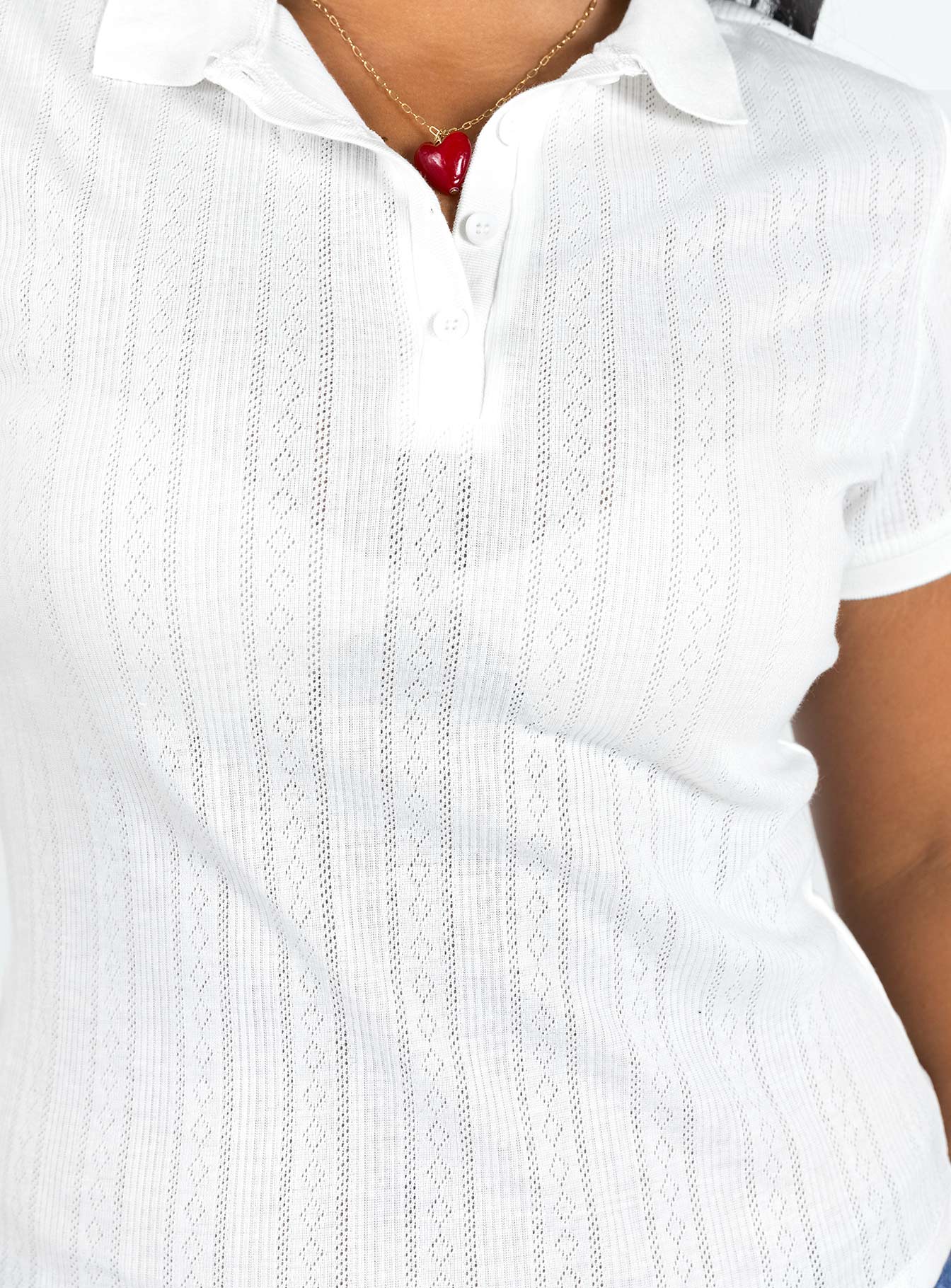 Long Beach Polo Top Cream