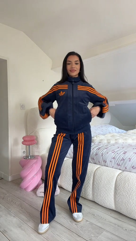Adidas Originals™ Navy & Orange — Limited Edition ⚡ Last Units