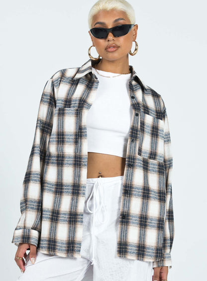 Malvern Shirt Grey Check