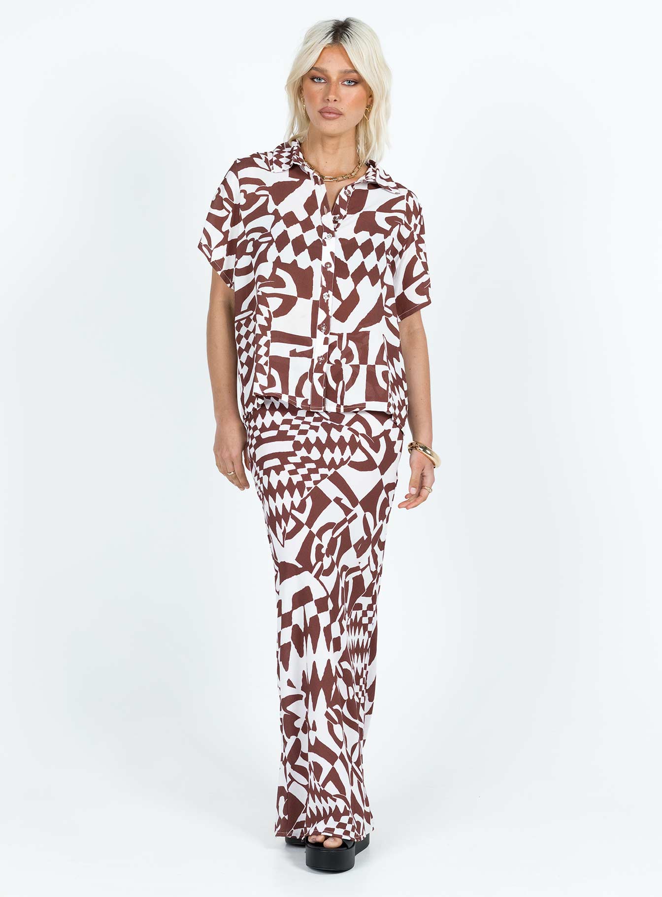 Bekka Set Brown / White