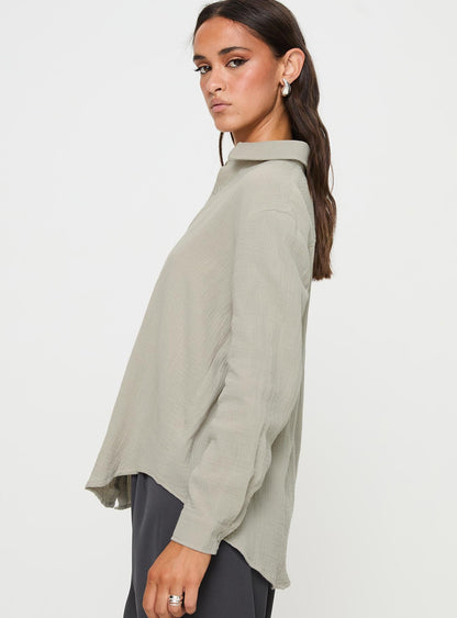 Mahalia Shirt Light Grey