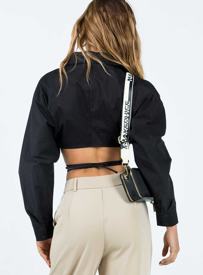 Rylen Long Sleeve Top Black