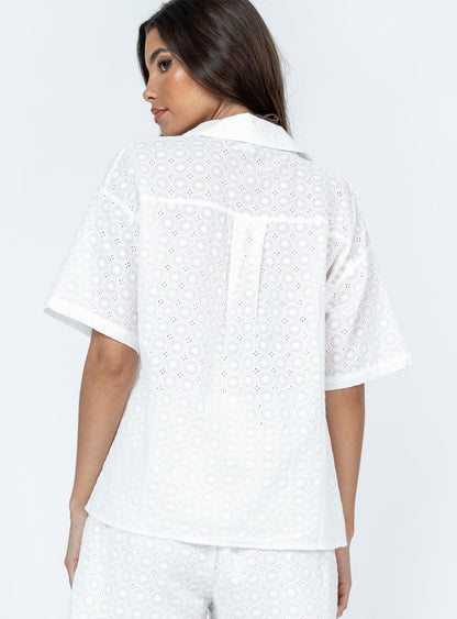 Anglais Away Shirt Ivory