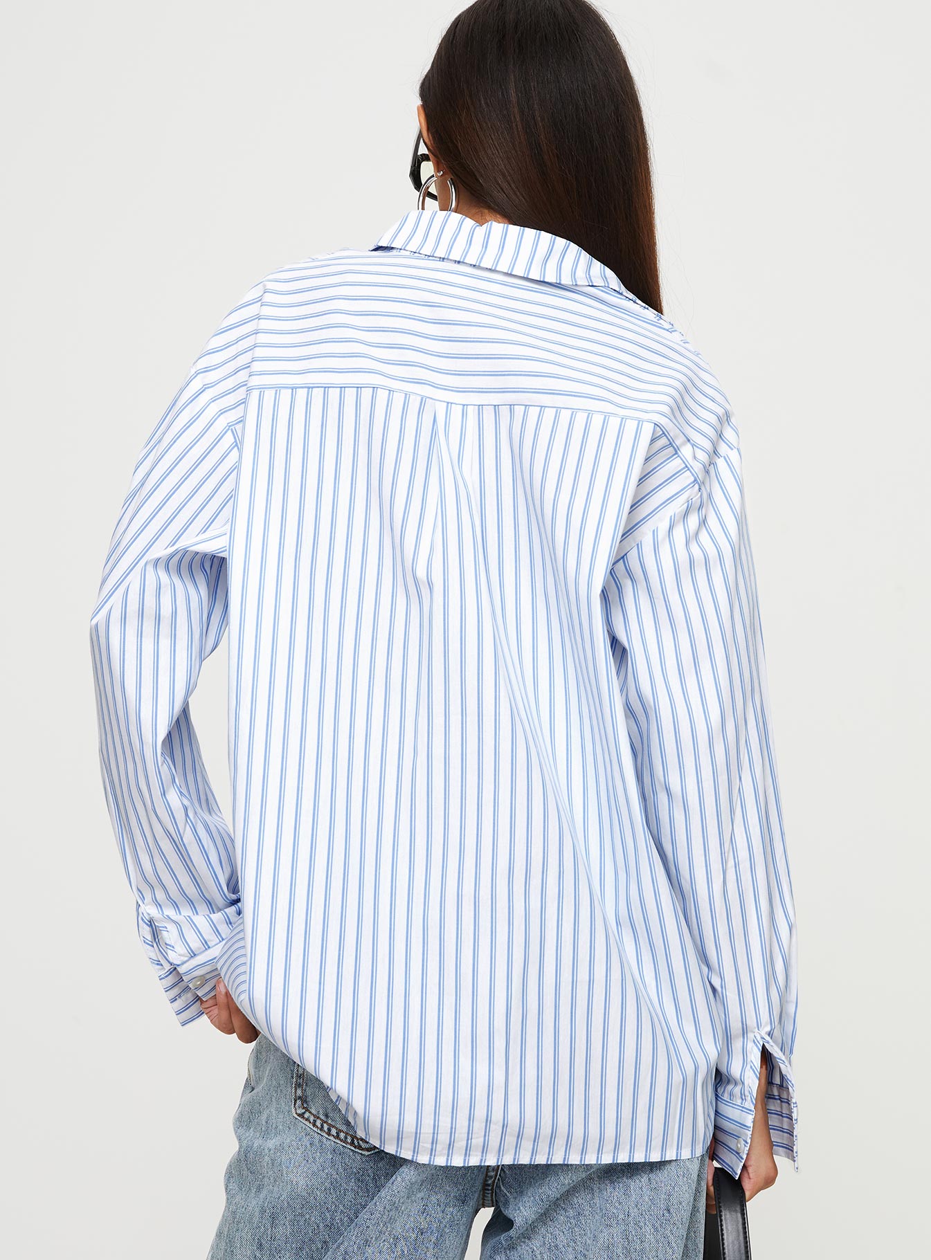 Laverne Stripe Shirt Blue / White