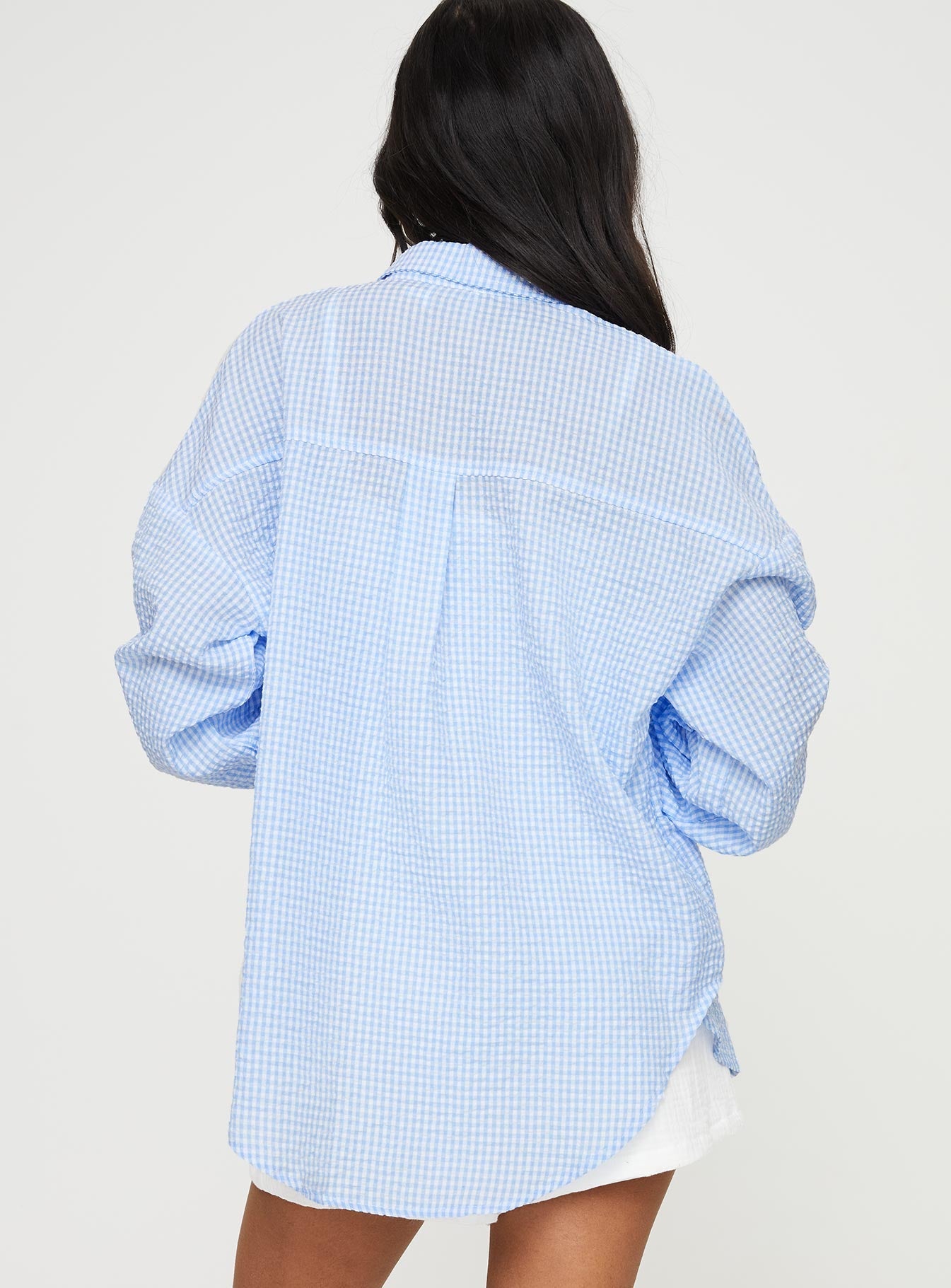 Lindford Shirt Textured Blue