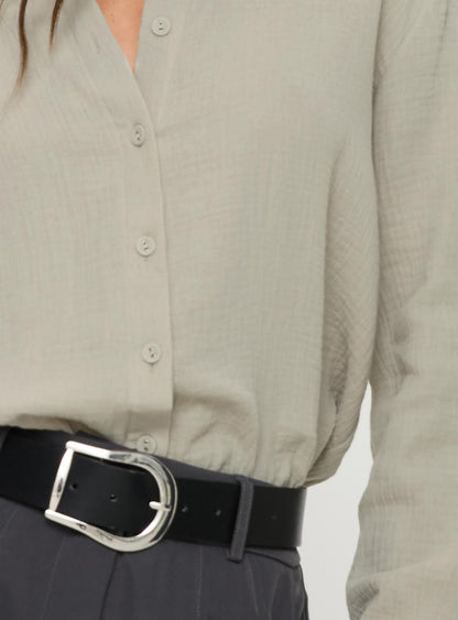 Mahalia Shirt Light Grey