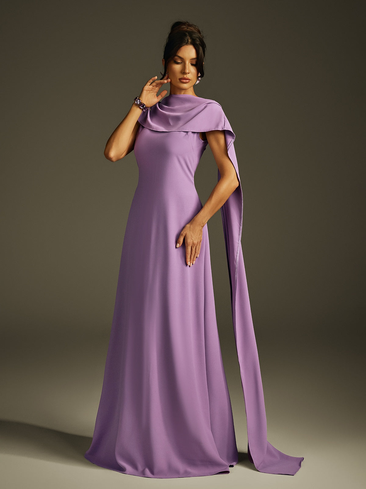 Irythia Shawl Sleeveless Maxi Dress