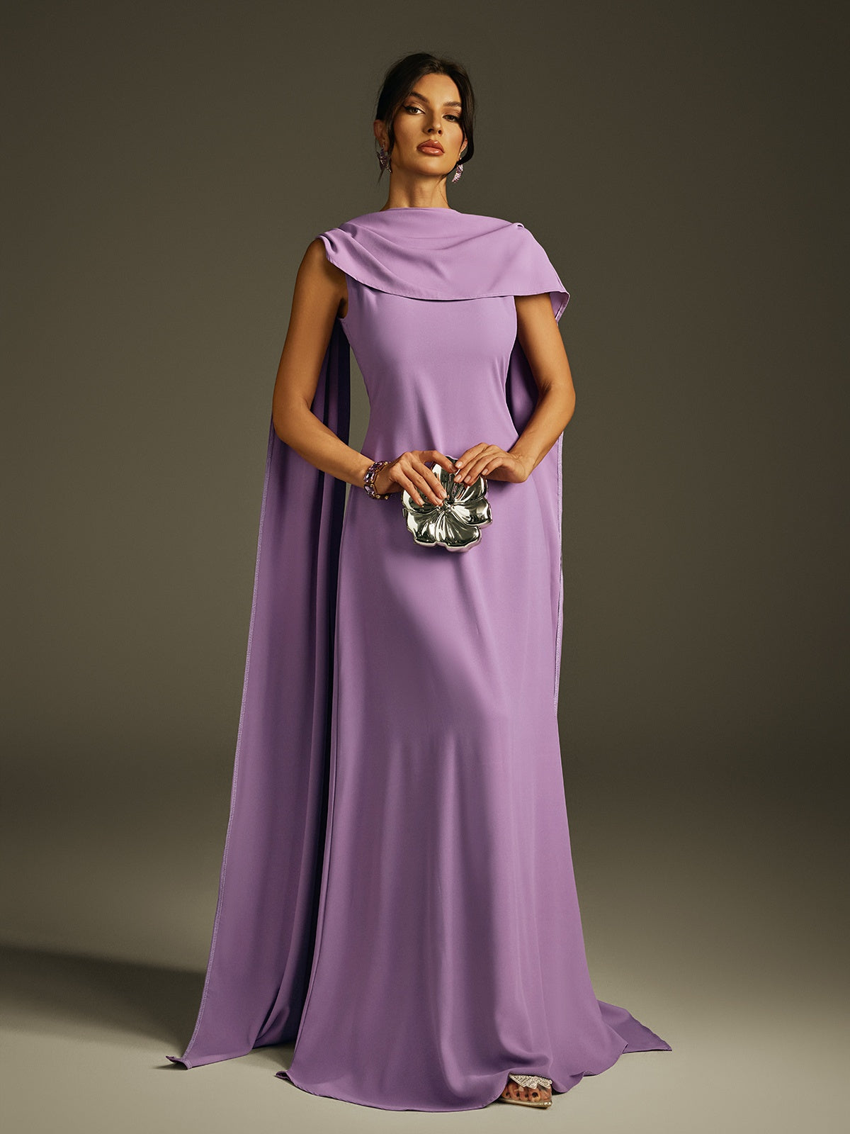 Irythia Shawl Sleeveless Maxi Dress