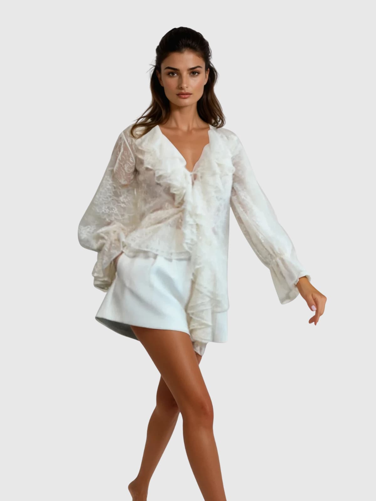Kacela Long Sleeve Lace Top