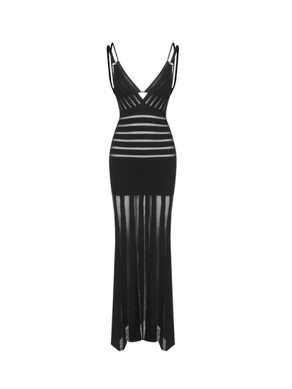 Onaona Plunge Neck Dress Set